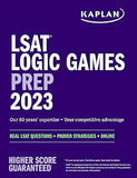 LSAT Logic Games Prep 2023: Real LSAT Questions + Proven Strategies + Online (Kaplan Test Prep)