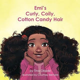 Emi's Curly Coily, Cotton Candy Hair