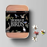 The World of Birds: A Tiny Tin Can Puzzle: The Carry-On Miniature Puzzle Set with Bird Handbook