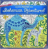 Bohemian Adventures Coloring Poster Book: 16 Magical Moroccan Designs - Jumbo-Size Pages