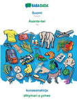 Suomi - Asante-twi, kuvasanakirja: BABADADA Finnish - Twi, visual dictionary