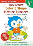 Play Smart Color & Shape Picture Puzzlers Age 2+: Preschool Activity Workbook with Stickers