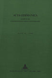ACTA Germanica. Bd. 18, 1985: Jahrbuch Des Suedafrikanischen Germanistenverbandes