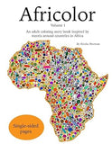 Africolor: An adult coloring book inspired by travels around countries in Africa