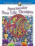 Creative Haven Spectacular Sea Life Designs Coloring Book (Creative Haven Coloring Books)