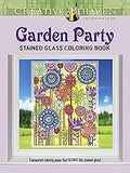 Creative Haven Garden Party Stained Glass Coloring Book (Adult Coloring Books: Flowers & Plants)