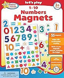 Active Minds - 1-10 Numbers Magnets - Great for Early Math and Counting Skills (Ages 3+)