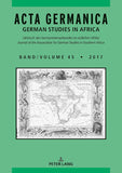 Acta Germanica: German Studies in Africa