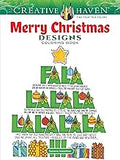 Creative Haven Merry Christmas Designs Coloring Book