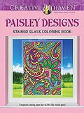 Creative Haven Paisley Designs Stained Glass Coloring Book (Adult Coloring Books: Art & Design)