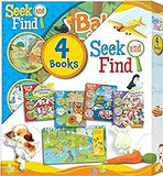 Seek and Find 4-Book Slipcase Set - Old McDonald's, Things That Go, Baby Animals, and Playful Puppies