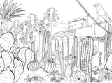 Pocket Posh Panorama Adult Coloring Book: Gardens Unfurled: An Adult Coloring Book