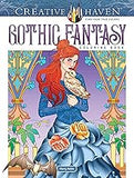 Creative Haven Gothic Fantasy Coloring Book; Skulls, Spiders, Graves, Bats, Cats, Ravens and Other Creepy Images to Color! (Adult Coloring Books: Fantasy)