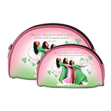 Three Ladies (Pink and Green) Cosmetic Duo