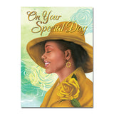 Special Day Yellow Lady