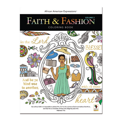 FAITH & FASHION COLORING BOOK VOL 2