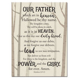 Lords Prayer Wall Plaque