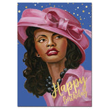 Happy Birthday Lady in Pink