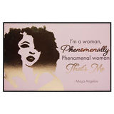 Phenomenal Woman Wall Plaque