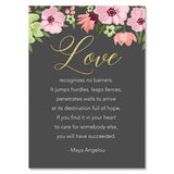 Love Floral - Maya Angelou