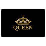 Black Queen Floor Mat