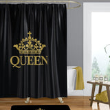 Black Queen Shower Curtain