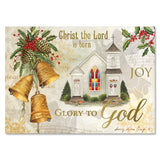 Golden Bells Christmas Card