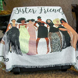Sister Friends Tapestry Throw