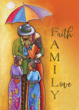 Faith Family Love Christmas Card