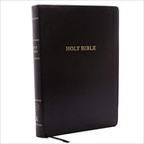 KJV, Reference Bible, Giant Print, Leather-Look, Black, Red Letter Edition