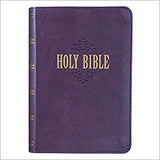 KJV Compact Large Print Lux-Leather Purple