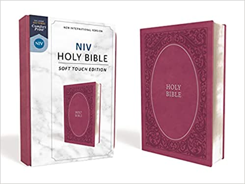 NIV, Holy Bible, Soft Touch Edition, Imitation Leather, Pink, Comfort Print