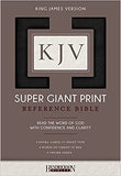 KJV Super Giant Print Bible (Imitation Leather, Black, Thumb Indexed)