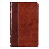 KJV Giant Print Lux-Leather 2-Tone Brown