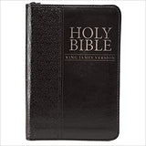 KJV Mini Pocket Edition: Zippered Black