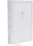 Nrsv, Catholic Bible, Gift Edition, Leathersoft, White, Comfort Print: Holy Bible