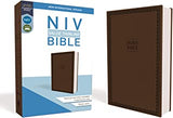 NIV, Holy Bible, Soft Touch Edition, Imitation Leather, Brown, Comfort Print