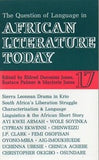 LANGUAGE OF AFRICAN LITERATURE  PB