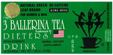3 Ballerina Tea Dieters' Drink Extra Strength, 36 Count (Pack of 2)